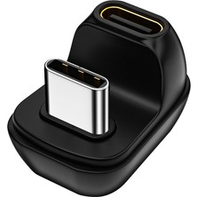 Bettyabecky Tip-C Adaptör C Erkek - C Dişi U-Tipi Usb4.0/2.0 Şarj Yüksek Hızlı Iletim Dönüştürücü (Yurt Dışından)