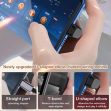 Bettyabecky Tip-C Adaptör C Erkek - C Dişi U-Tipi Usb4.0/2.0 Şarj Yüksek Hızlı Iletim Dönüştürücü (Yurt Dışından)