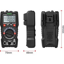 Kagen Habotest HT113 El Dijital Multimetre Test Cihazı Profesyonel Ac Dc Ohm Hz True Rms Transistör Test Cihazı Multitester Çoklu Metre (Yurt Dışından)