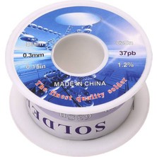 Kagen 2x Katı Lehim 0.3mm Dia Akı Çekirdek %63 Kalay %37 Kurşun Uzun Tel Makara (Yurt Dışından)