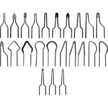 Kagen 23 Adet Metal Yüksek Empedans Aksesuarları Ahşap Yanan Taşınabilir Isıtma Teli Yedek Oyma Mini Pirografik Uç Kiti (Yurt Dışından)