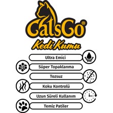 Cats Go Aktif Karbonlu Premium Kedi Kumu 20 lt Dev Boy