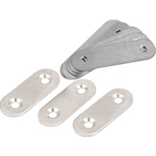 Kagen Eıtgzwas 2020 10 Adet Düz Tamir Plakaları Tamir Sabitleme Birleştirme Braketleri 40X15MM ve 5 Adet 60MM x 16MM Düz Tamir Birleştirme Tamir Düz Plaka Braketi (Yurt Dışından)