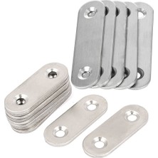 Kagen Eıtgzwas 2020 10 Adet Düz Tamir Plakaları Tamir Sabitleme Birleştirme Braketleri 40X15MM ve 5 Adet 60MM x 16MM Düz Tamir Birleştirme Tamir Düz Plaka Braketi (Yurt Dışından)