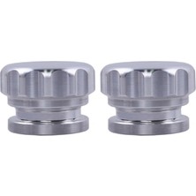 Kagen Flyeer 2x 2 Inç 51MM Doldurma Boyuna Kaynaklı Alüminyum Alaşımlı ve Otomobil Parçaları Modifiye Yakıt Deposu Kapağı Gümüş (Yurt Dışından)