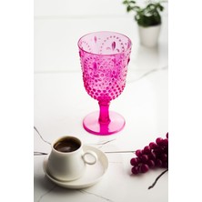 Bena Life Akrilik Pembe Tekli Kadeh  Su Meşrubat Kahve Yanı Bardağı 450 ml ( Cam Değildir )