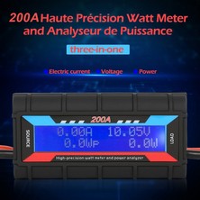 Kagen Namuny 200A Voltmetre Ampermetre Rc Araba Test Cihazı Gerilim Enerji Elektrik Akım Monitörü Metre Wattmetre Dc 0-60 V (Yurt Dışından)