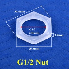 Kagen 5 Adet Gıda Sınıfı Pp M5~M16MM G1/8 (Yurt Dışından)