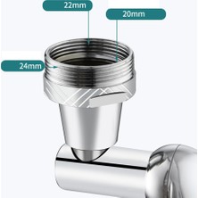 Kagen Adet 1440°DÖNEN Musluk Genişletici Musluk Havalandırıcı 2 Su Çıkış Modu Evrensel (Yurt Dışından)