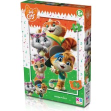 KS Cat 709 44 Kedi Puzzle 50 Parça - Ks Puzzle