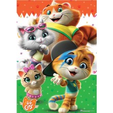 KS Cat 709 44 Kedi Puzzle 50 Parça - Ks Puzzle