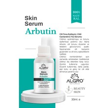 Algro Arbutin Cilt Tonu Eşitleyici & Leke Karşıtı & Canlandırıcı & Aydınlatıcı Cilt Bakım Serumu 30 ml