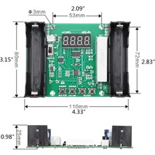 Huizongxu XH-M240 18650 Lityum Kapasite Test Cihazı Mah/mwh Gerçek Kapasite Test Cihazı Aksesuarları (Yurt Dışından)