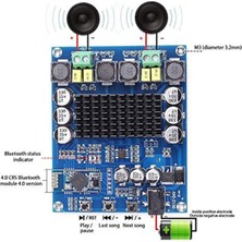 Huizongxu XH-M548 Bluetooth Amplifikatör Dijital Ses Kartı Çift Kanallı Modül (Yurt Dışından)