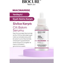 Biocure Niacinamide Cilt Bakım Serumu Sivilce Ve Siyah Nokta Karşıtı 30 Ml Niacinamide 6 +Zinc Pca  1,5