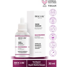 Biocure Niacinamide Cilt Bakım Serumu Sivilce Ve Siyah Nokta Karşıtı 30 Ml Niacinamide 6 +Zinc Pca  1,5