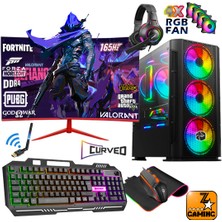 Zeiron Icaris X27 Ryzen 5 3600 32GB 1tb Nvme M.2 SSD RTX3060 12GB 23.8" 165Hz Oyuncu Masaüstü Bilgisayar