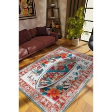 Homshtag Sörf Tahtası Desenli Halı Kırmızı Siyah Renkli Halı Uzakdoğu Spor Hediyelik Halı Spor Sever Halı