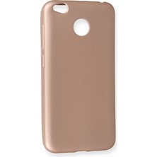 Newface Xiaomi Redmi 4x Kılıf Premium Rubber Silikon - Rose Gold 323106