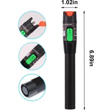 Kecilila Nxfdsıoz Fiber Görsel Arıza Bulucu 30 Mw 30 Km, Vfl Fiber Optik Kablo Test Cihazı Ölçer, Kırmızı Işık Kalem Test Cihazı Adapt Lc/fc/sc/st Arayüzü (Yurt Dışından)