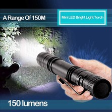 Kecilila 1pc LED Mini El Feneri - Yüksek Lümen, Yakınlaştırılabilir, Suya Dayanıklı (Yurt Dışından)