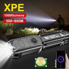 Kecilila USB Şarj Edilebilir El Feneri-Güçlü Işık Yakınlaştırma Vurgulamak Taktik El Feneri Meşaleler Dış Mekan Taşınabilir Aydınlatma LED Kamp Işıkları (Yurt Dışından)