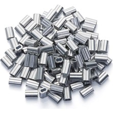 Pdrplnt 200PCS 1/16 Inç Kablo Yüksük Seti Alüminyum Alaşımlı Döngü Kol (Yurt Dışından)