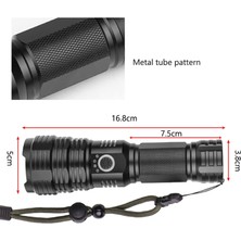 Kecilila Zoroom LED Torch 1500 Lümen, 5 Işık Modu ile Şarj Edilebilir Zumlanabilir Torch, Kamp Yürüyüş Balıkçılık Koşu Için Küçük El Feneri (Yurt Dışından)