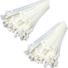 Pdrplnt Kablo Bağları Kablo Bağı Sargıları / Fermuarlı Bağlar Renk:beyaz BOYUT:140 mm x 2,5 mm 100 Adet (Yurt Dışından)
