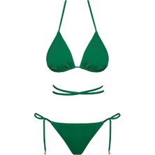 Sailor Moda Brezilya Üçgen Ipli Bikini Takım