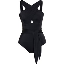 Sailor Moda Kadın Kemerli Çapraz Mayo Özel Tasarım Şık Model %80 Polyamide %20 Elastane