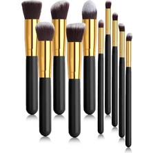 Izla Siyah Renk 10 Lu Makyaj Fırça Seti