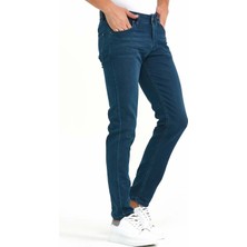 Olivia Butik Digital Jeans Örme Hamur Kumaş Dar Kesim Slim Fit Erkek Açık Yeşil Kot Pantolon