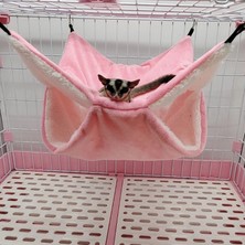 Shanhua Shop B-Pk-S Stili Peluş Hamster Hamak Çift Katmanlı Kalınlaşmak Sıcak Uyku Tulumu Yuva Asılı Kafes Ev Için Sincap Gelincik Tavşan Pet Yatak (Yurt Dışından)