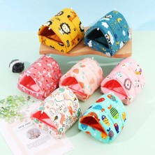 Shanhua Shop D-1 Stili S Beden Sevimli Karikatür Kış Tavşan Sincap Mini Kafes Kobay Yuva Küçük Hayvan Fareler Sıçan Pet Uyku Yatağı Hamster Evi Sıcak Yumuşak Mat (Yurt Dışından)