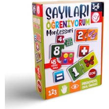 Zoe Sayıları Öğreniyorum Puzzle Seti 45 Parça (Okul Öncesi)