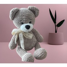 El Örgüsü Amigurumi Oyuncak Sevimli Ayıcık 35 cm