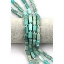 Alibaba Doğaltaş Amazonit Doğal Taş Dizi Boru Kesim