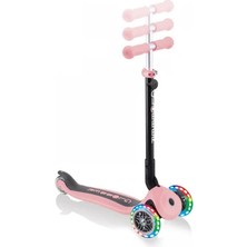 Globber Go Up Foldable Plus Işıklı Scooter - Pastel Pembe