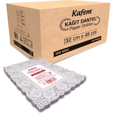 Kafem Dantel Kağıt 32 x 45 cm 100 Lü x 24 Paket