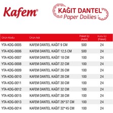 Kafem Dantel Kağıt 32 x 45 cm 100 Lü x 24 Paket