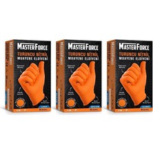 Haspet Turuncu Masterforce Nitril Eldiven