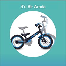 SmarTrike Xtend 3'ü 1 Arada Büyüyen Çocuk Bisikleti, 3-7 Yaş için Dengeden Pedala Eğitim Bisikleti - Blue