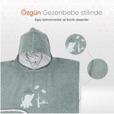 Gezenbebe Hero Kahraman Kapüşonlu Havlu Bebek Çocuk Pançosu Elephant