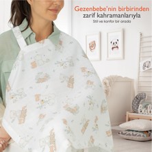 Gezenbebe Hero Müslin Bebek Emzirme Önlüğü (60x90) Teddy