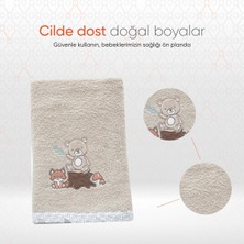 Gezenbebe Hero Nakışlı Bebek Çocuk Banyo Havlusu (70x140) Teddy