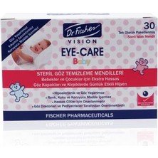 Dr.Fischer EyeCare Bebek Steril Göz Temizleme Mendili - 30'lu Paket