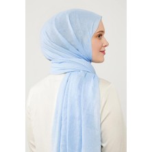 Levidor Bebe Mavisi Buruşuk Kumaş Hawai Şal