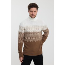 Alexander Gardi Desenli Balıkçı Yaka Triko KAZAK(E23-6713)