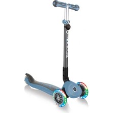 Globber Go Up Deluxe Işıklı Scooter Ash Mavi